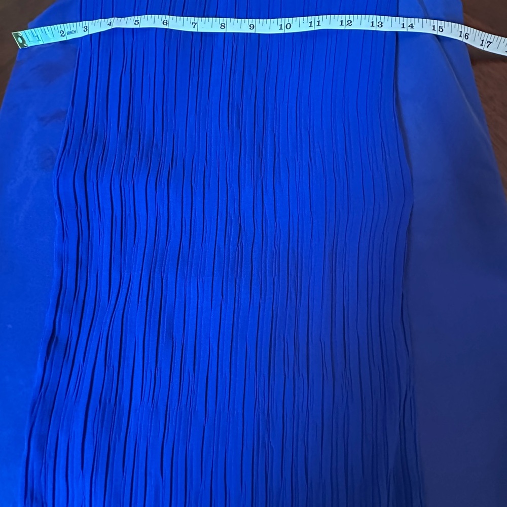 Piazza Sempione Royal Blue Pleated Dress | Italian Luxury | Elegant - Picture 6 of 14